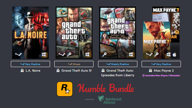 Rockstar Games Humble Bundle