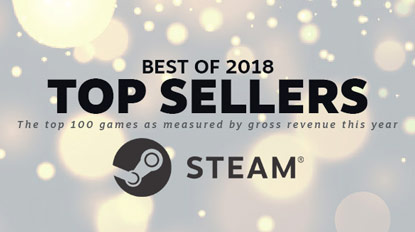 Steam: a Valve felfedte 2018 száz legkelendőbb játékát cover