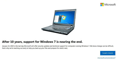 Értesítéseket kapnak a Windows 7 felhasználók a támogatás megszűnéséről cover
