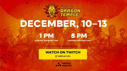 Watch $60,000 Mortal Kombat 11 Tournament WePlay Dragon Temple