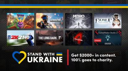 Get Satisfactory, Back 4 Blood and Metro Exodus in the Stand With Ukraine bundle cover