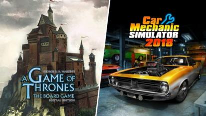 Car Mechanic Simulator 2018 and A Game of Thrones: The Board Game are free on PC cover