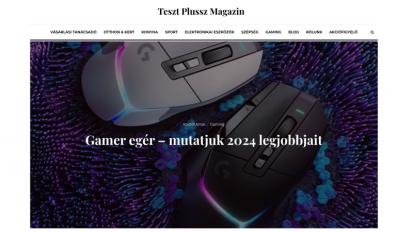 Független Gamer egér teszt a Teszt Plussz Magazintól: válogass 2024 legjobbjai közül! cover